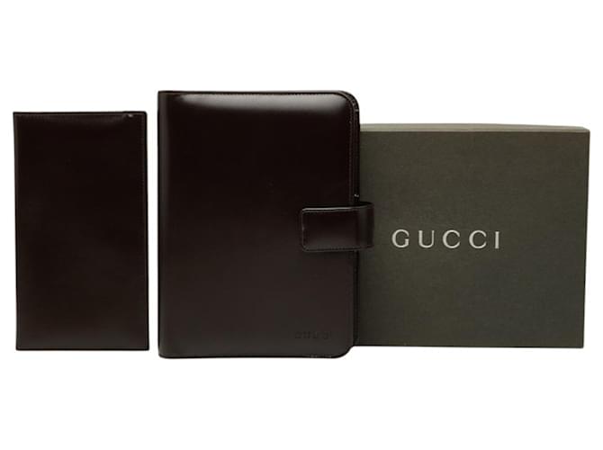 Gucci Life Organizer System Planner Marron - vue 10