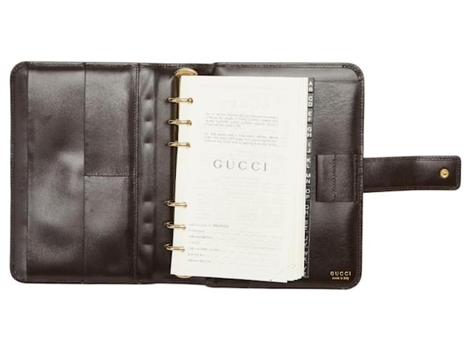 Gucci Life Organizer System Planner Marron - vue 7