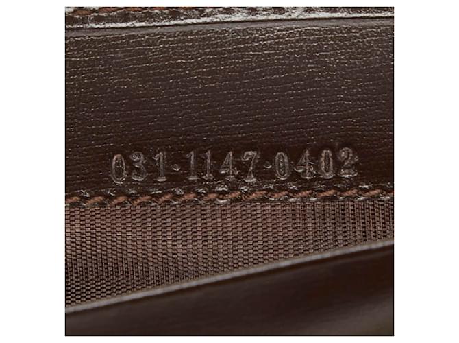 Gucci Life Organizer System Planner Marron - vue 8