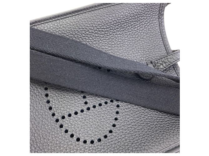 Hermès Borsa a tracolla Hermes Evelyne TPM Nero - vista 11