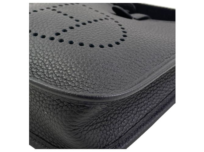 Hermès Borsa a tracolla Hermes Evelyne TPM Nero - vista 12