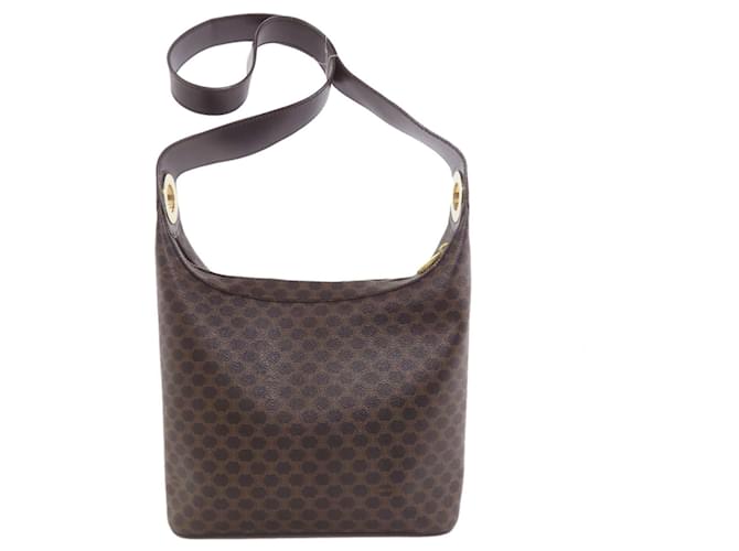 Céline Borsa a tracolla Celine Macadam Marrone scuro - vista 2