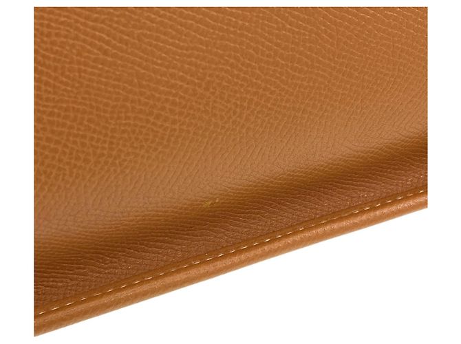 Hermès Borsa a tracolla Hermes Vespa PM Gold Marrone - vista 15