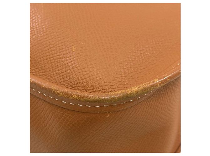Hermès Borsa a tracolla Hermes Vespa PM Gold Marrone - vista 16