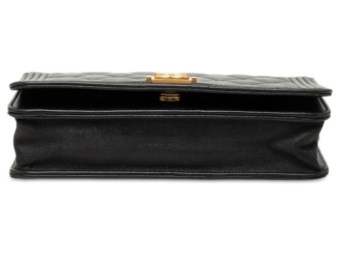 Chanel Boy Chain Wallet aus Lammleder Schwarz - Ansicht 3