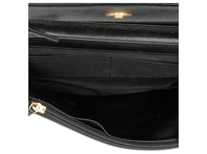 Chanel Boy Chain Wallet aus Lammleder Schwarz - Ansicht 7