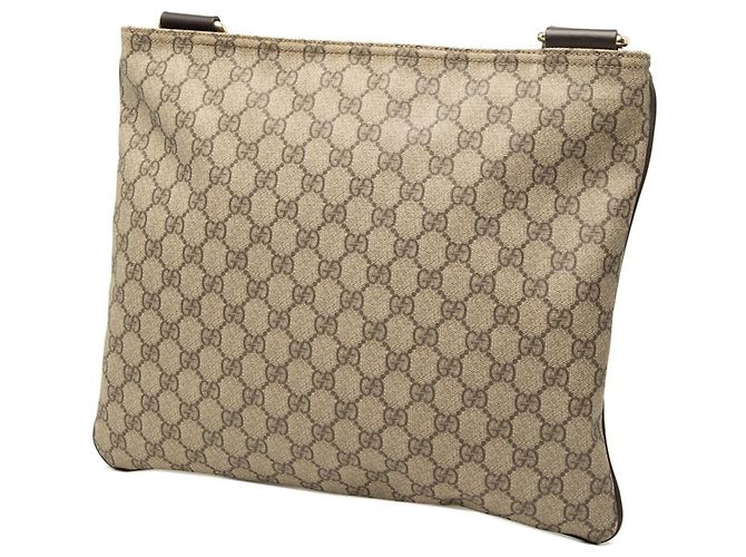 Borsa a Tracolla Gucci GG Supreme Marrone - vista 2