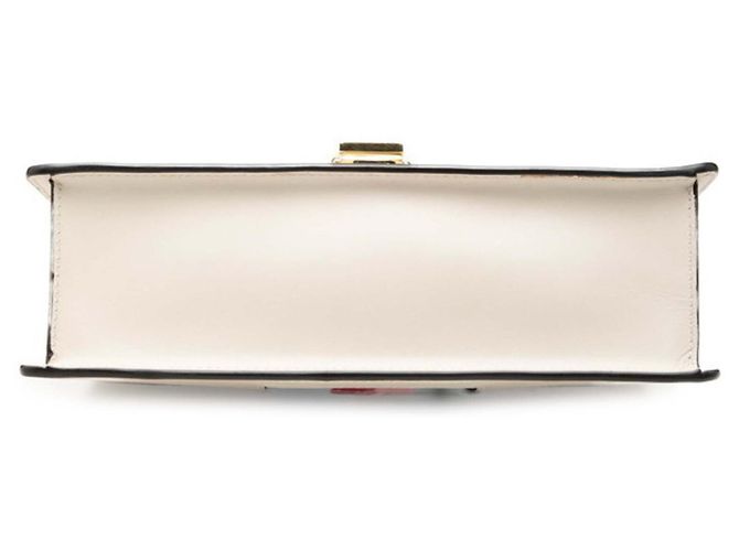 Borsa a mano Gucci Sherry Line Sylvie Bianco - vista 3