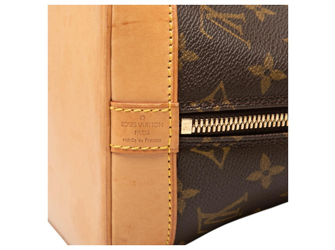 Borsa Louis Vuitton Monogram Alma Marrone - vista 5