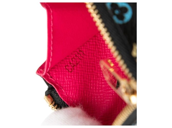 Louis Vuitton Monogram Multicolor Scheckhefthalter Schwarz - Ansicht 6