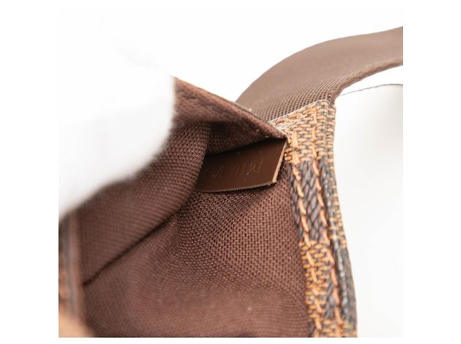 Borsa a tracolla Louis Vuitton Damier Geronimos Marrone - vista 7