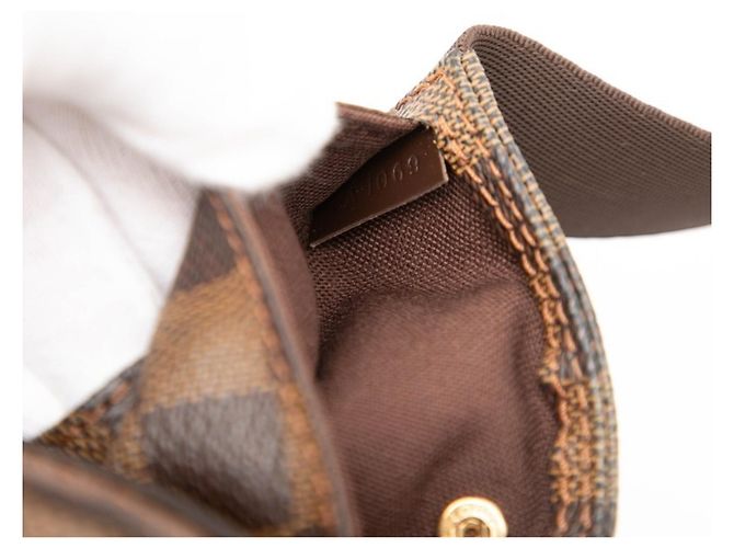 Borsa a tracolla Louis Vuitton Damier Geronimos Marrone - vista 6