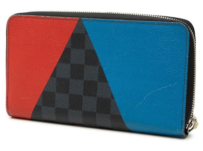 Louis Vuitton Damier Cobalt Zippy Organizer Long Wallet Black Multiple colors - view 2