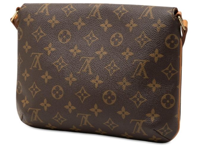 Borsa a tracolla Louis Vuitton Monogram Musette Tango Marrone - vista 2