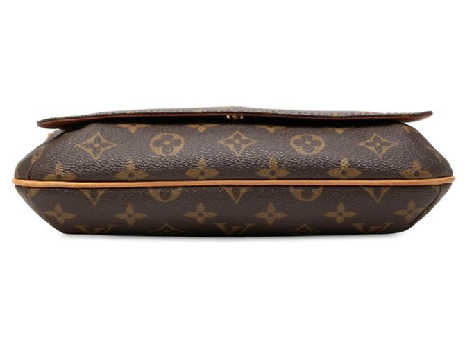Borsa a tracolla Louis Vuitton Monogram Musette Tango Marrone - vista 3