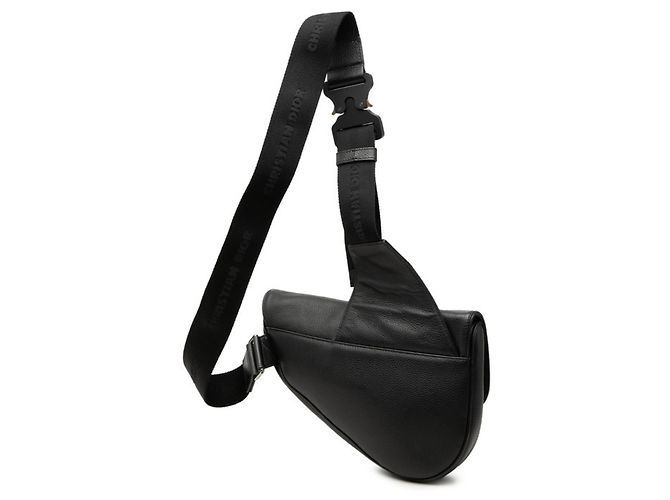 Borsa a tracolla Saddle Christian Dior Nero - vista 2