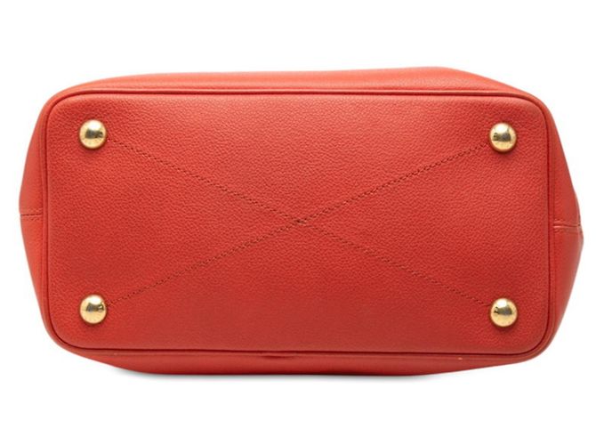 Borsa Tote Louis Vuitton Monogram Empreinte Citadine PM Arancione - vista 3