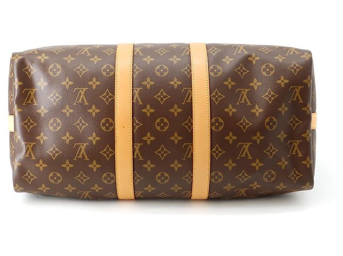 Louis Vuitton Monogram Keepall Bandoulière 45 Braun - Ansicht 3