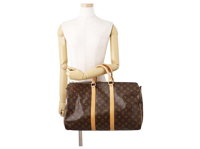 Louis Vuitton Monogram Keepall Bandoulière 45 Braun - Ansicht 4