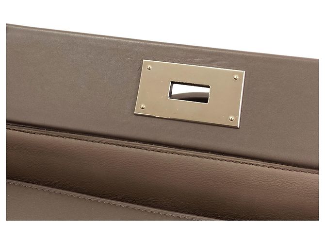 Hermès Borsa Hermes Etain in pelle Togo Grigio - vista 10