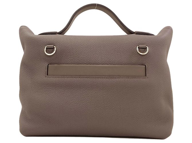 Hermès Borsa Hermes Etain in pelle Togo Grigio - vista 2