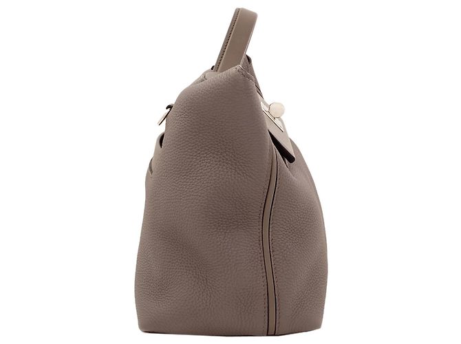 Hermès Borsa Hermes Etain in pelle Togo Grigio - vista 3