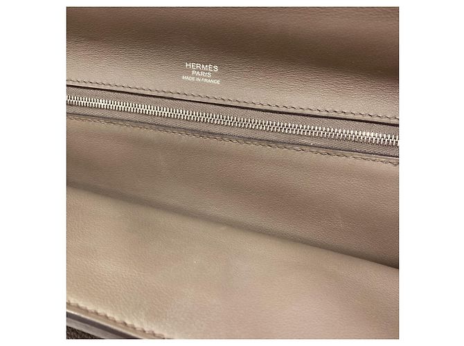 Hermès Borsa Hermes Etain in pelle Togo Grigio - vista 9