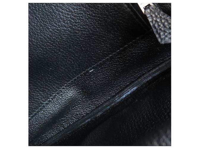 Hermès Borsa Hermes Haut à Courroies 36 Nero Blu Blu navy - vista 11