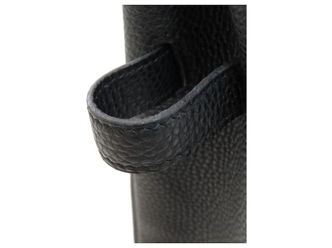 Hermès Borsa Hermes Haut à Courroies 36 Nero Blu Blu navy - vista 13