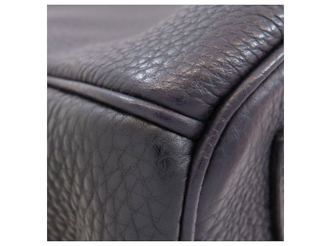 Hermès Borsa Hermes Haut à Courroies 36 Nero Blu Blu navy - vista 16