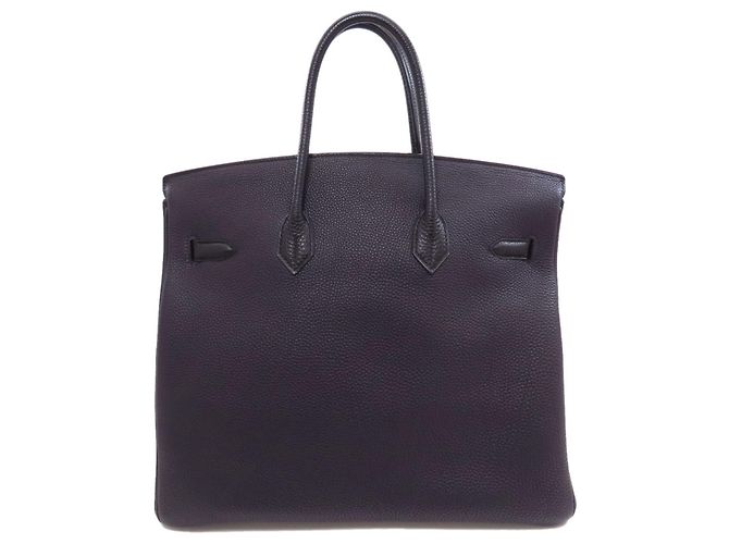 Hermès Borsa Hermes Haut à Courroies 36 Nero Blu Blu navy - vista 2