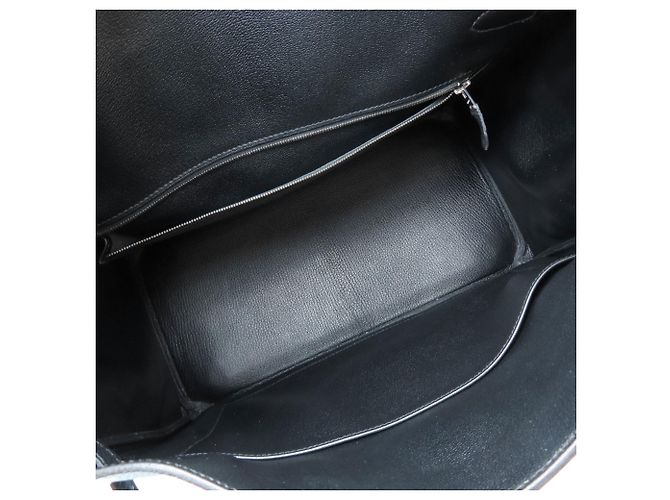 Hermès Borsa Hermes Haut à Courroies 36 Nero Blu Blu navy - vista 5