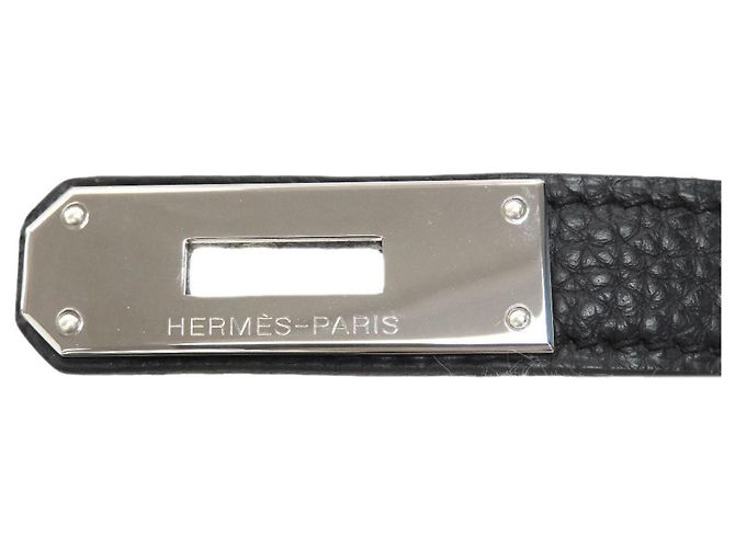Hermès Borsa Hermes Haut à Courroies 36 Nero Blu Blu navy - vista 8