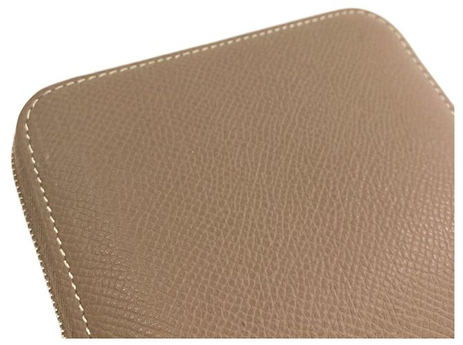 Hermès Hermes Etoupe Gray Bi-fold Geldbörse Taupe - Ansicht 10