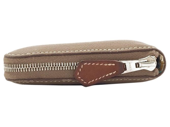 Hermès Hermes Etoupe Gray Bi-fold Geldbörse Taupe - Ansicht 3
