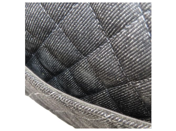 Borsa a tracolla Chanel Matelassé Double Flap Nero - vista 16