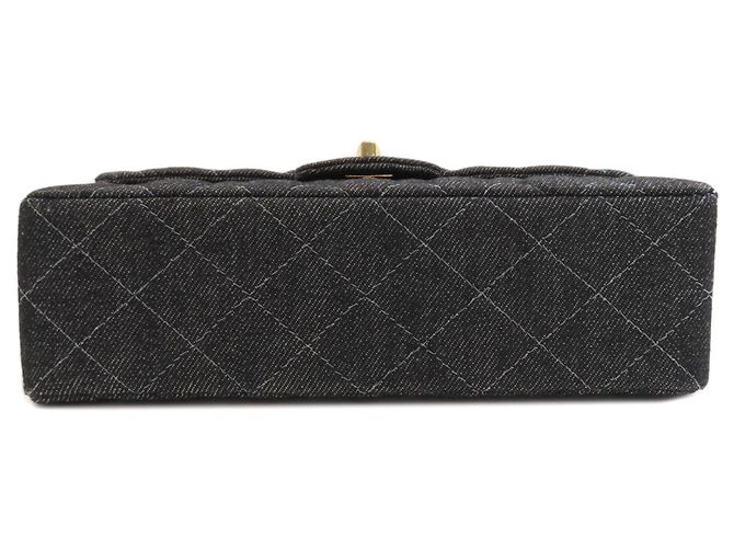 Borsa a tracolla Chanel Matelassé Double Flap Nero - vista 4