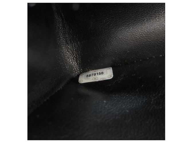Borsa a tracolla Chanel Matelassé Double Flap Nero - vista 7