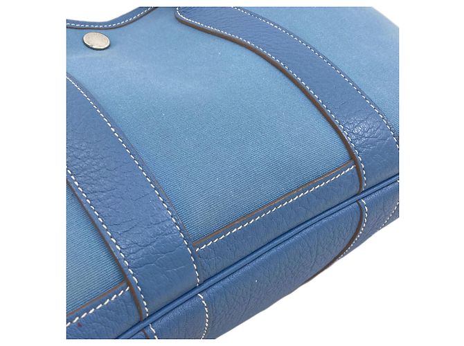 Hermès Hermes Garden Party TPM Handtasche Blau - Ansicht 11