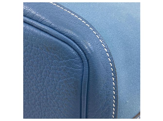 Hermès Hermes Garden Party TPM Handtasche Blau - Ansicht 15