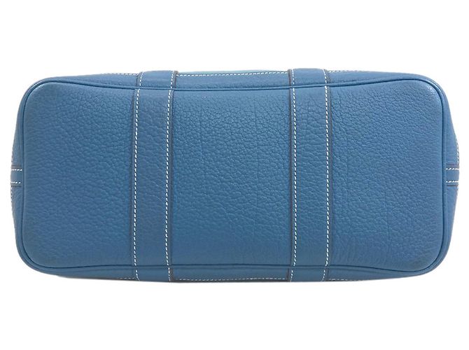 Hermès Hermes Garden Party TPM Handtasche Blau - Ansicht 4