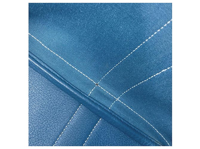 Hermès Hermes Garden Party TPM Handtasche Blau - Ansicht 7