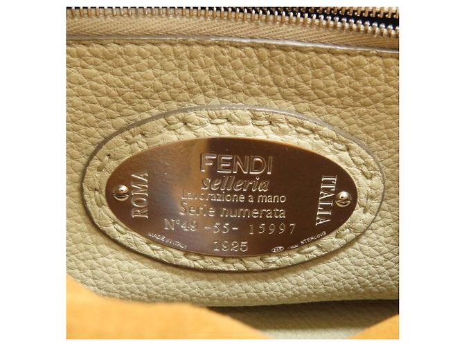 Borsa 2-Way Fendi Peekaboo Mini Selleria Marrone - vista 7