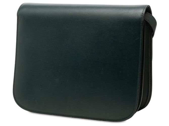 Céline Celine Classic Box Medium Crossbody Shoulder Bag Verde - vista 2