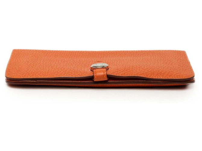 Hermès Hermes Dogon Duo Langbeutel Orange - Ansicht 3