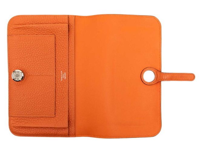Hermès Hermes Dogon Duo Langbeutel Orange - Ansicht 4