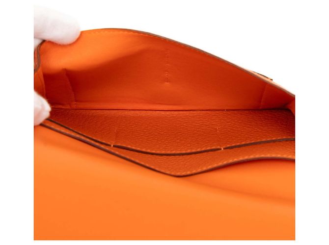 Hermès Hermes Dogon Duo Langbeutel Orange - Ansicht 5