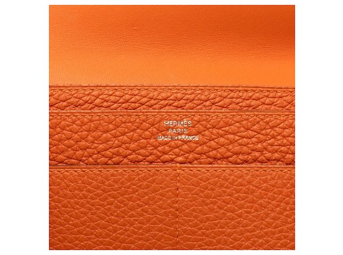 Hermès Hermes Dogon Duo Langbeutel Orange - Ansicht 8
