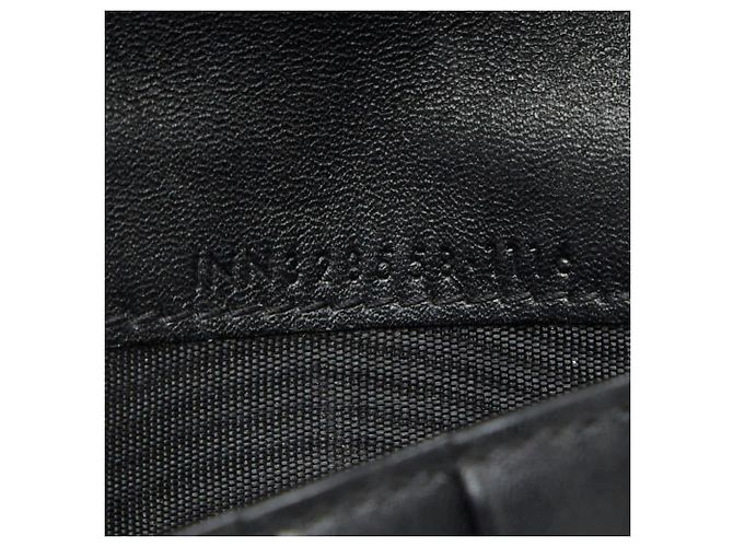Saint Laurent Langbeutel mit geprägtem Logo Schwarz - Ansicht 9