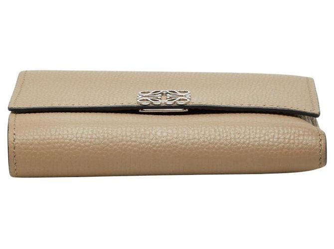 Loewe Anagram Vertical Small Tri-fold Geldbörse Beige - Ansicht 3
